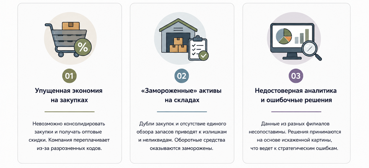 Почему разрозненные коды товаров блокируют рост компании