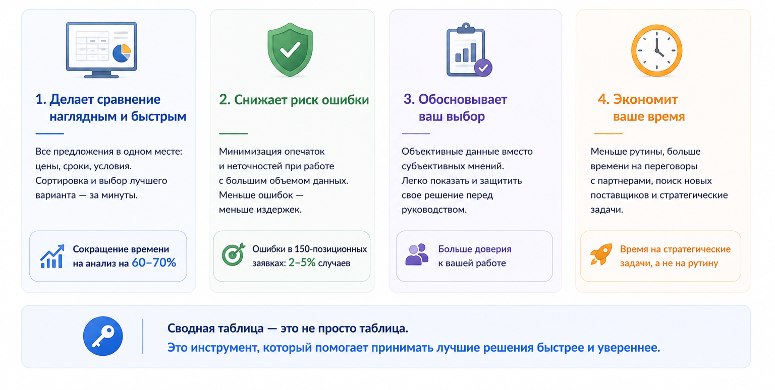 Зачем нужна сводная таблица: не просто таблица, а ключ к эффективности